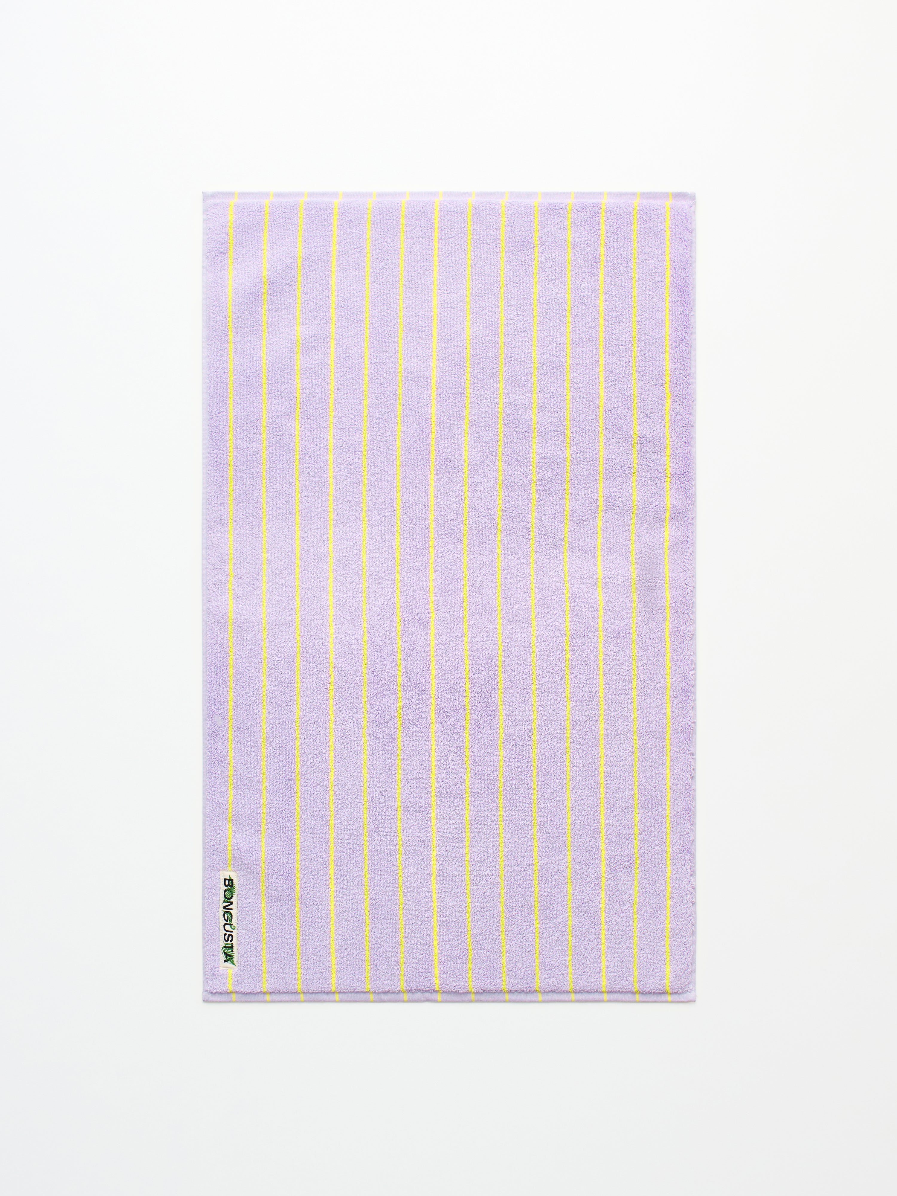 Naram Bath Mat, lilac & neon yellow