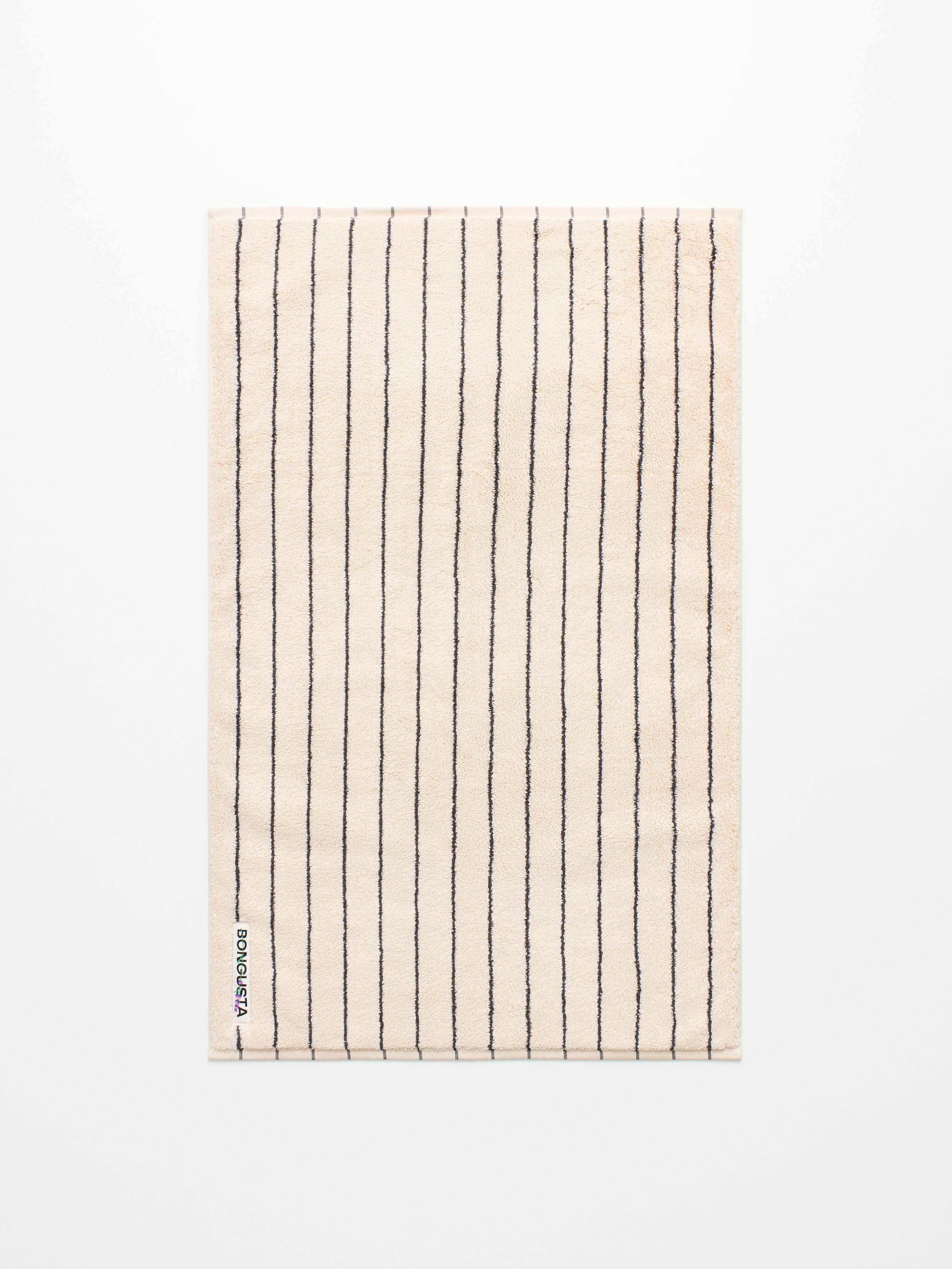 Naram Bath Mat, creme & ink