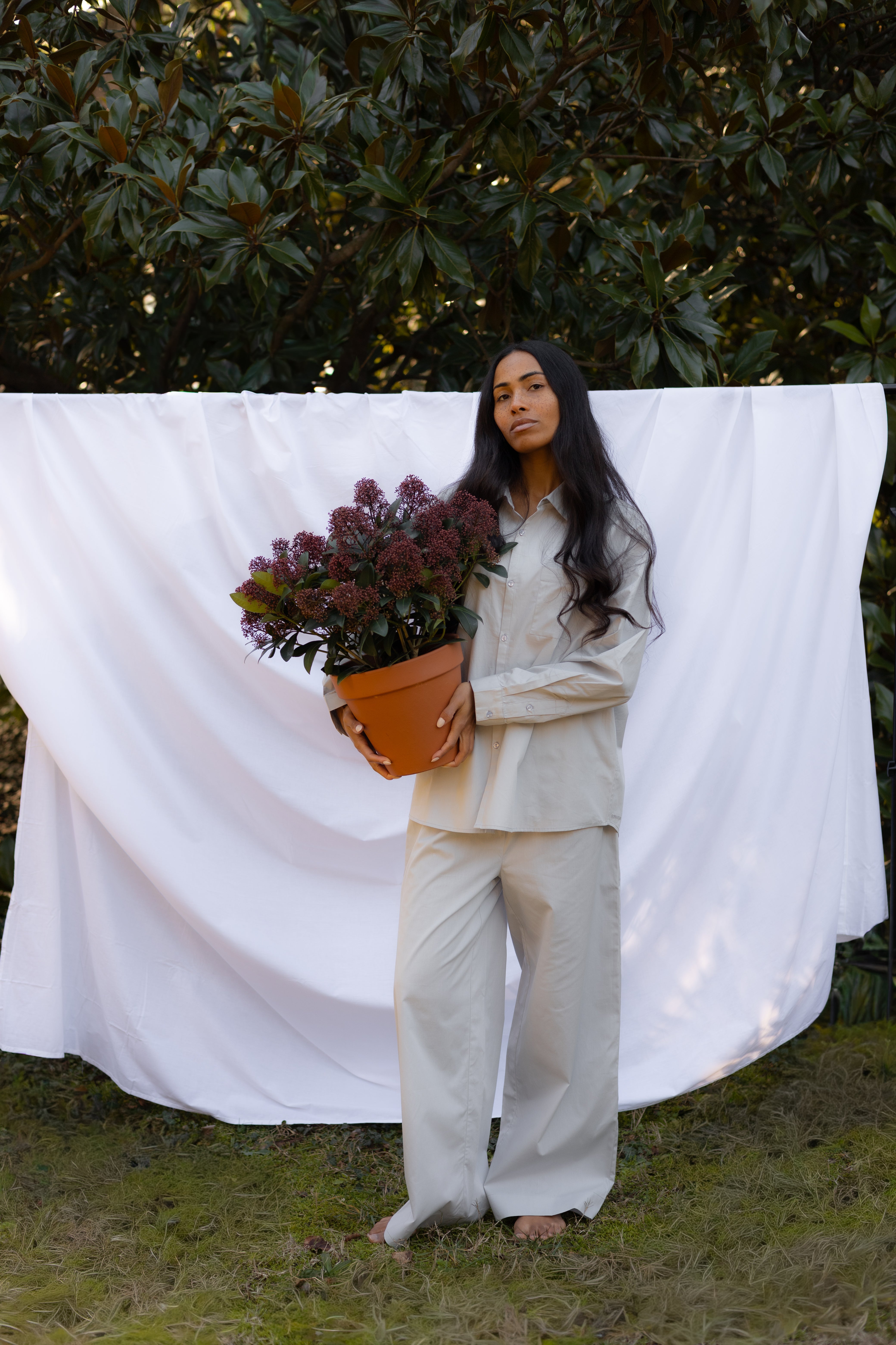 Sahej Long Sleeve Shirt, Ice blue