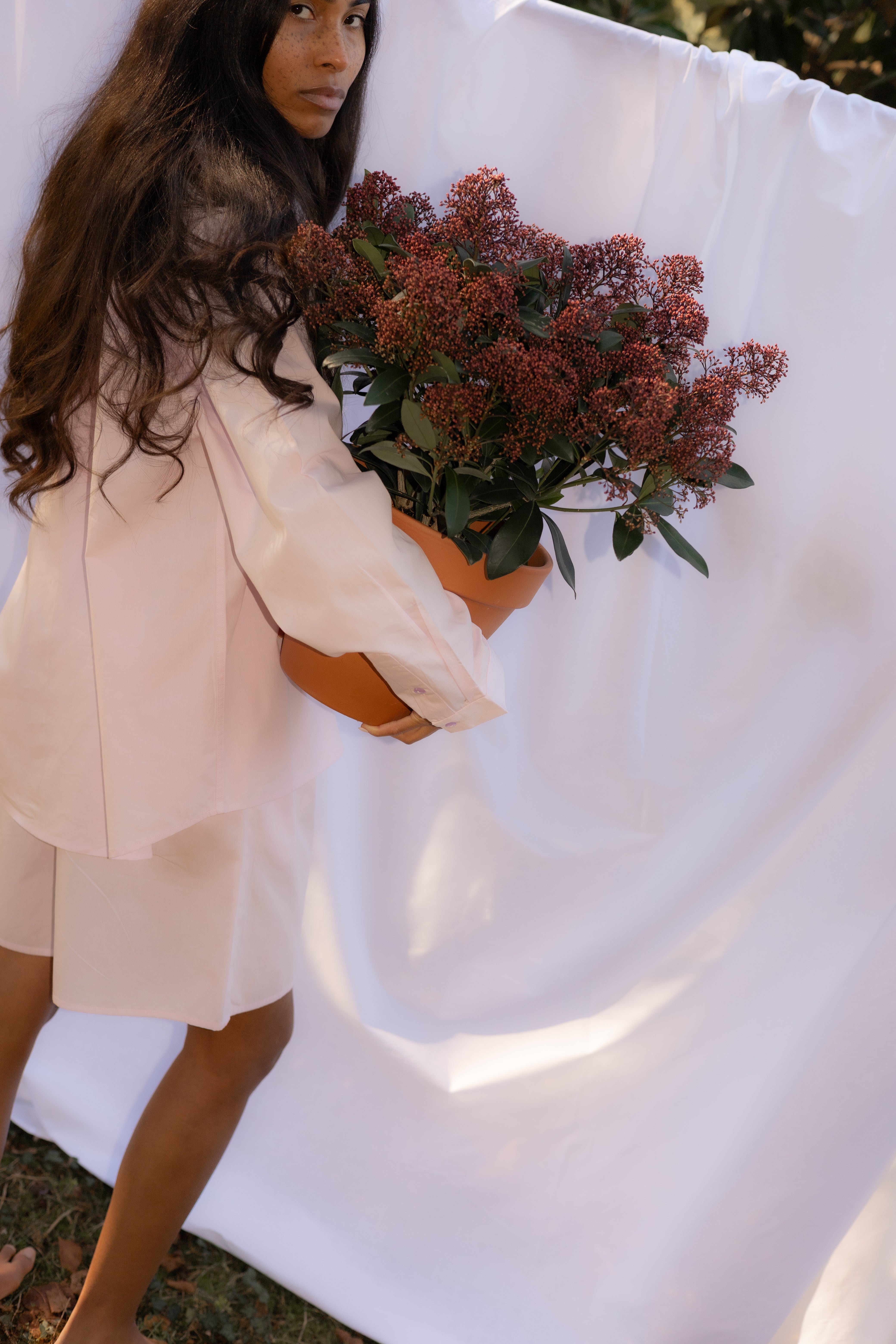 Sahej Shorts, lilac snow