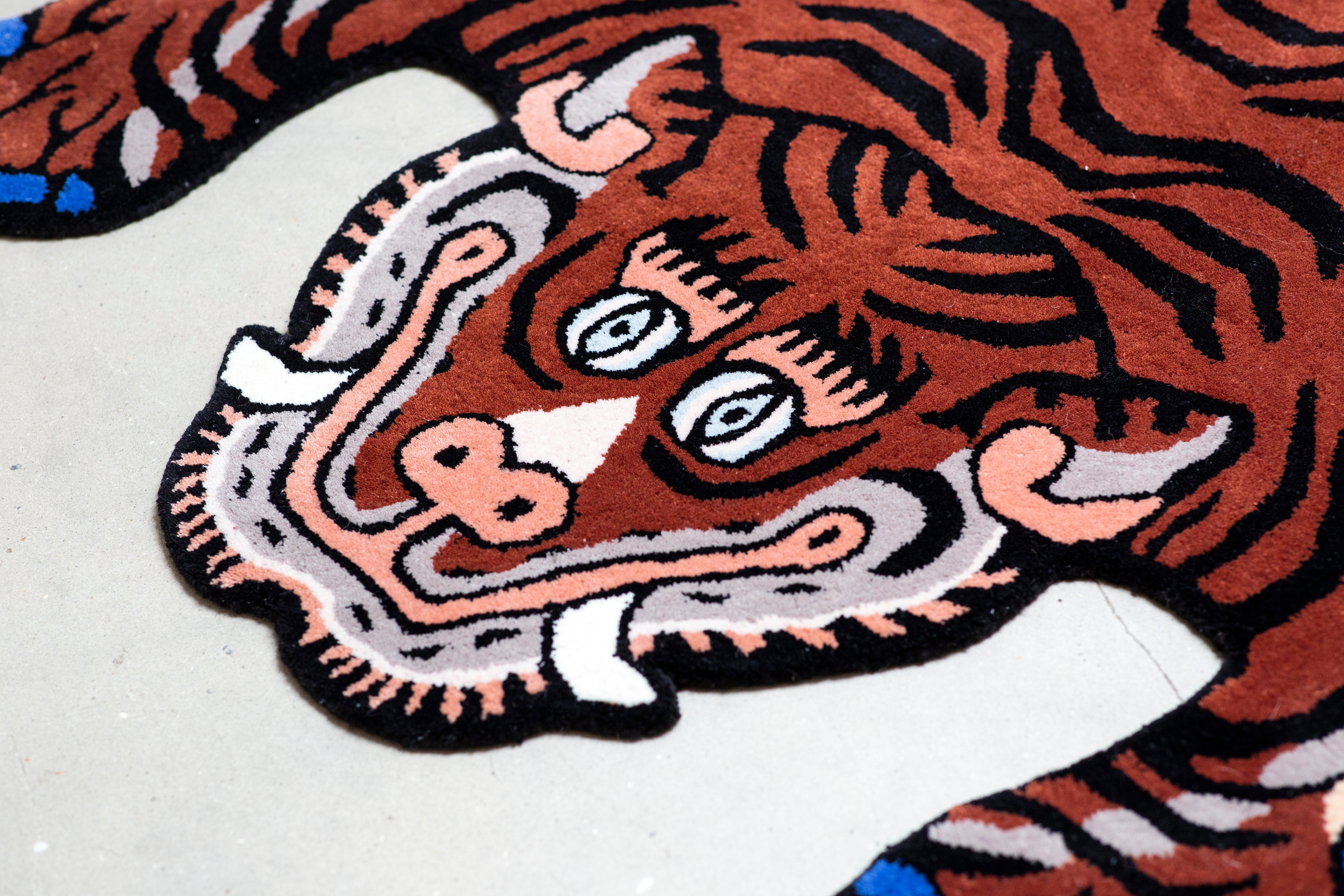 Frankie Tiger Rug Large