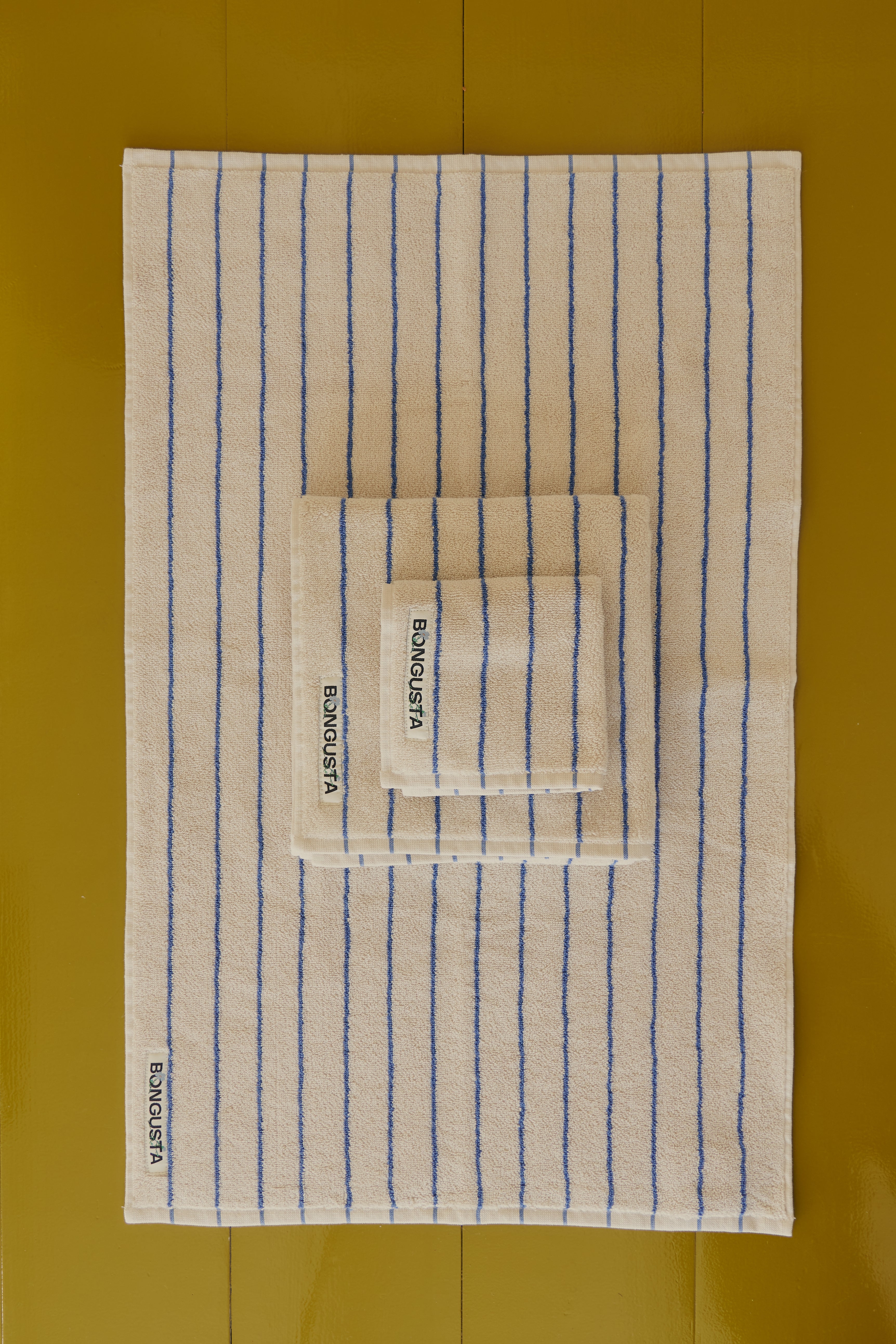 Naram Bath Mat, moonbeam & ultramarine