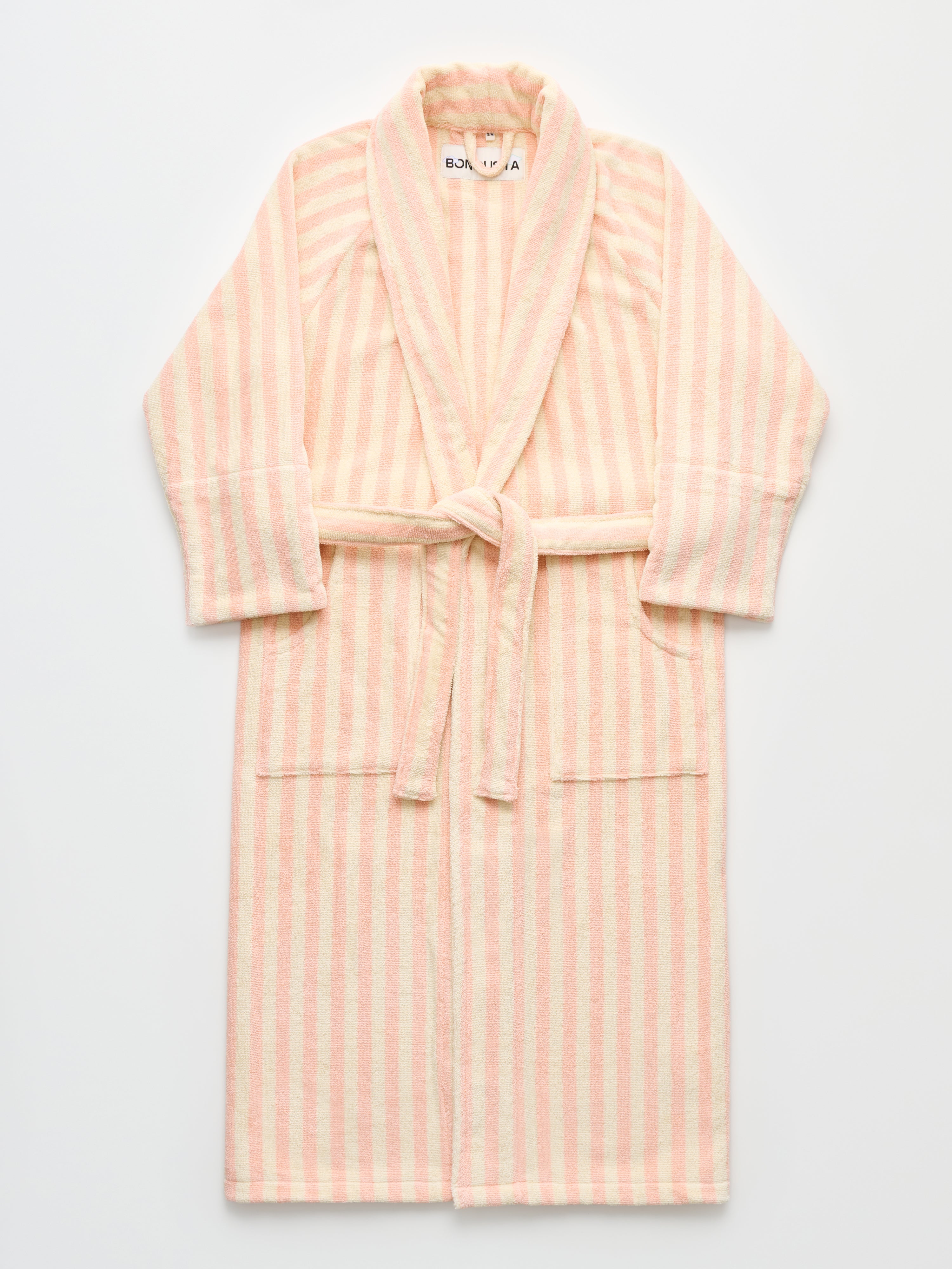 Naram Bathrobe, tropical & creme