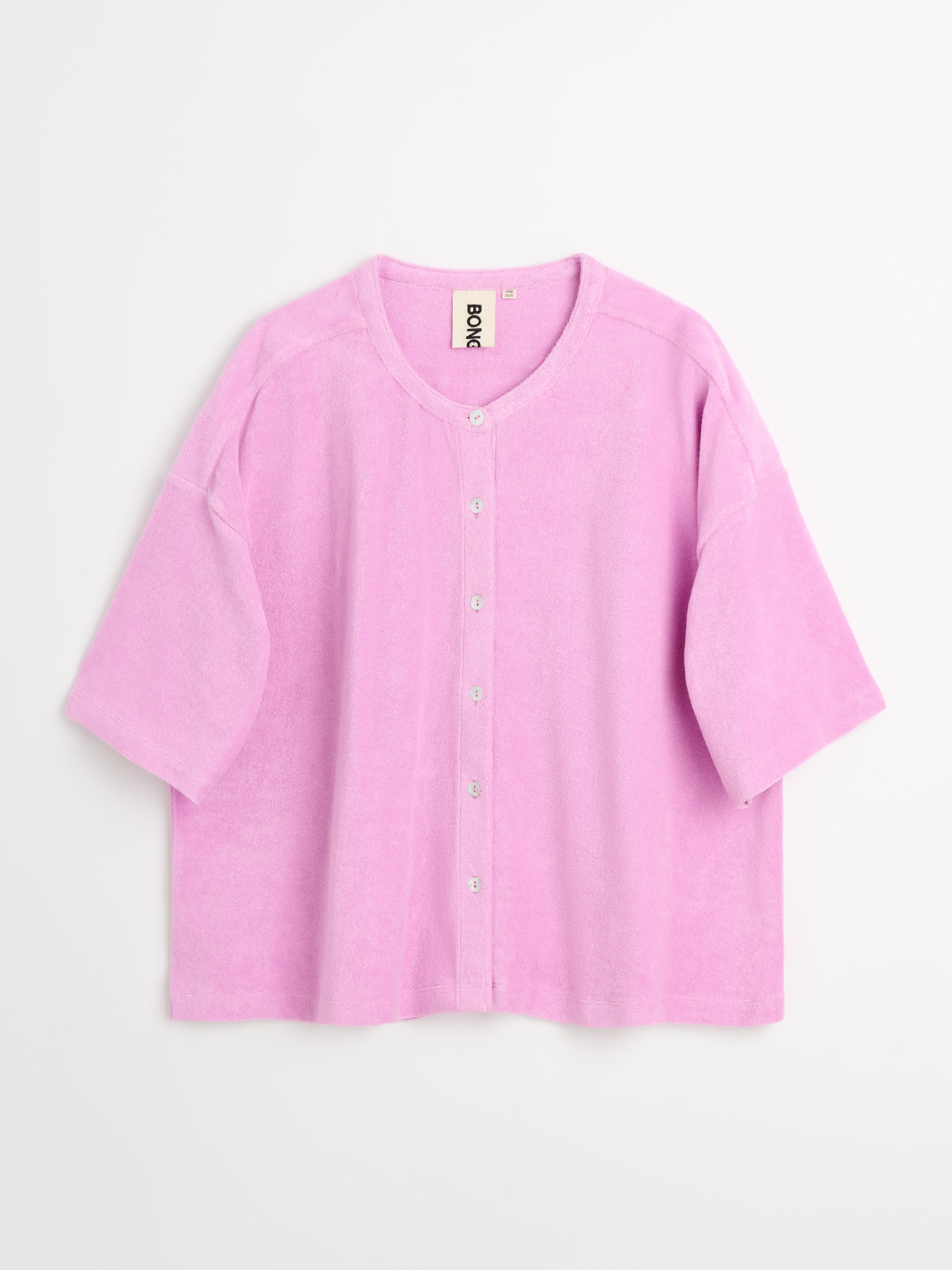 Naram Oversized Shirt, soft fuchsia