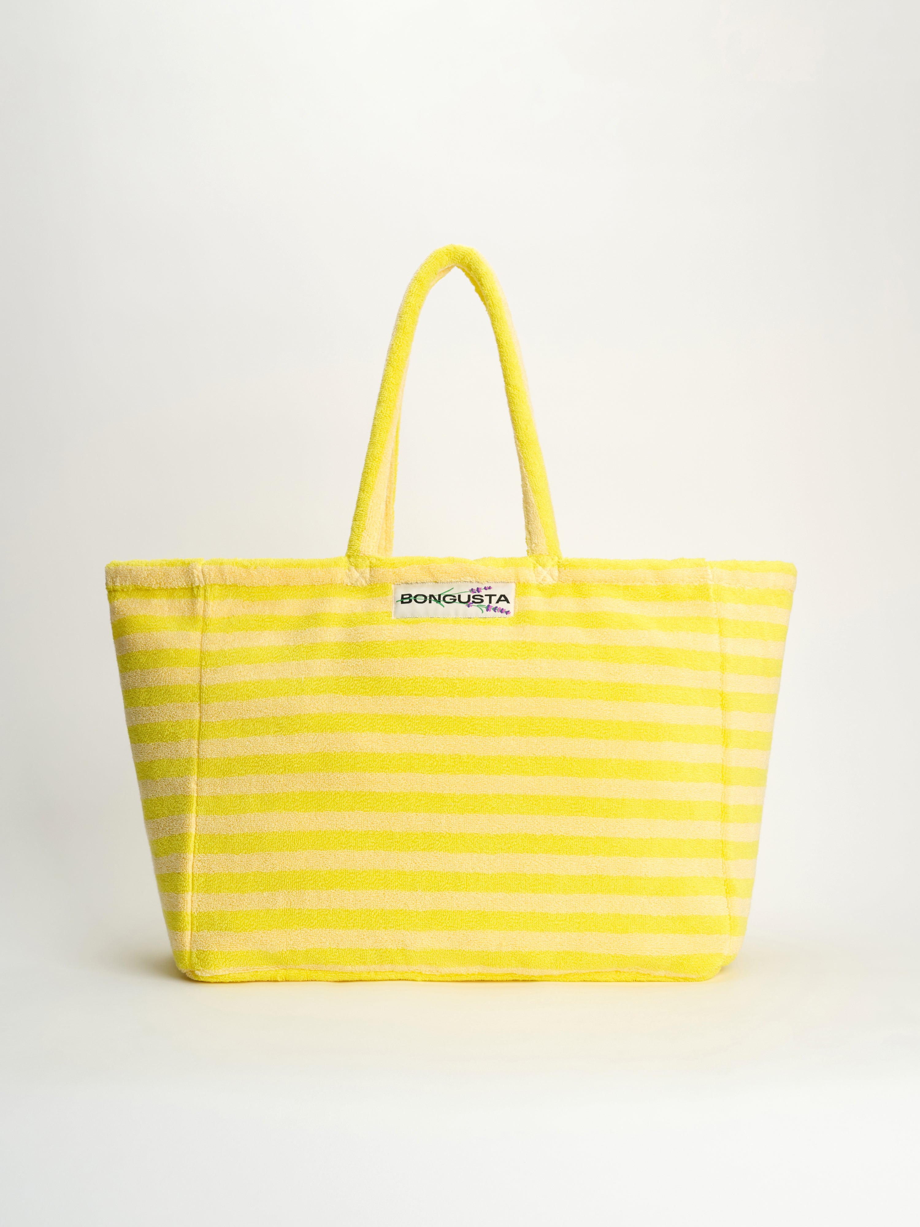 Naram Weekend Bag, pristine & neon yellow
