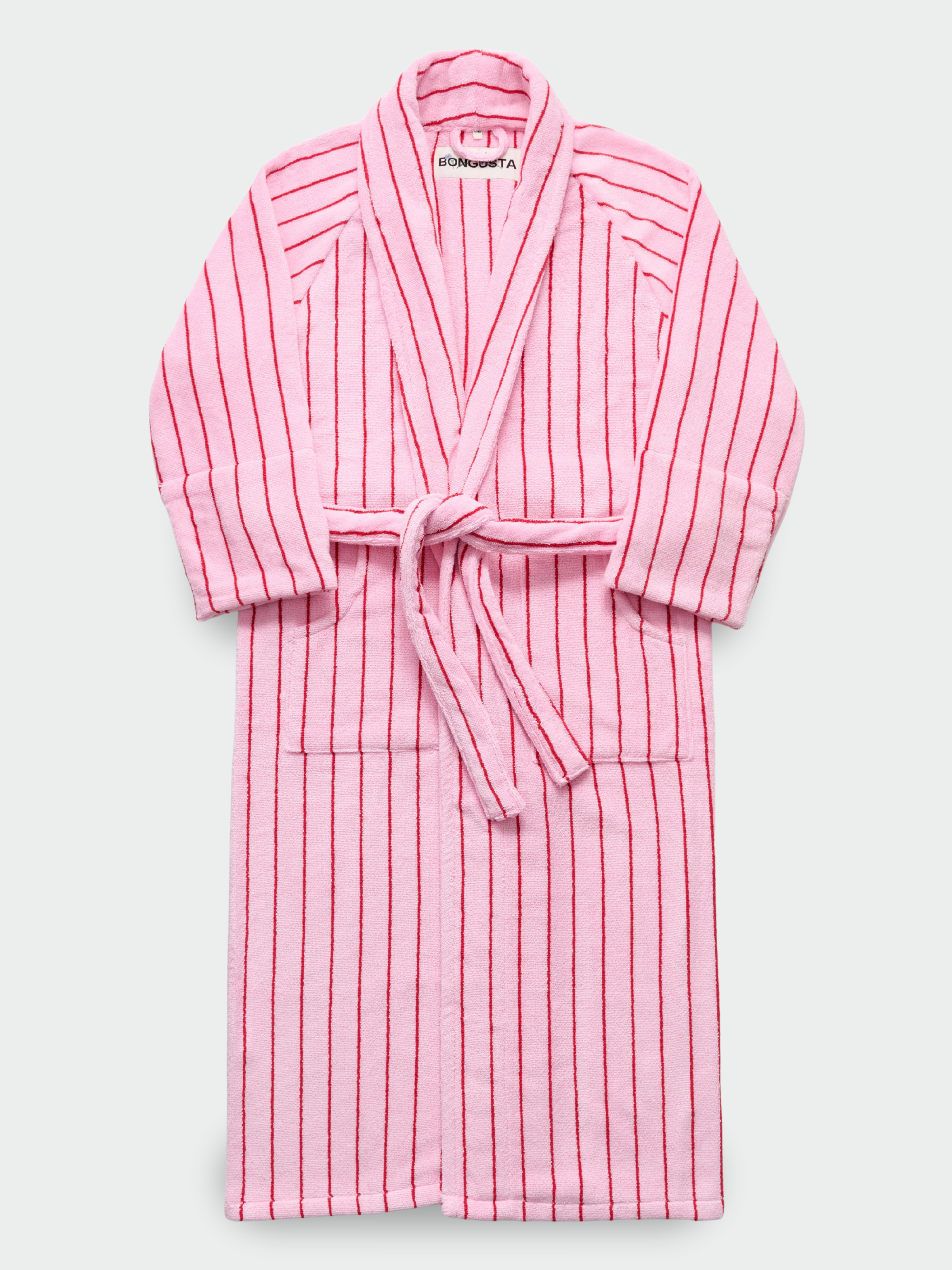 Naram Bathrobe, baby pink & ski patrol