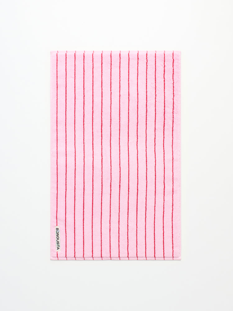 Naram Bath Mat, baby pink & ski patrol