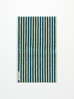 Naram Bath Mat, sea foam & deep teal