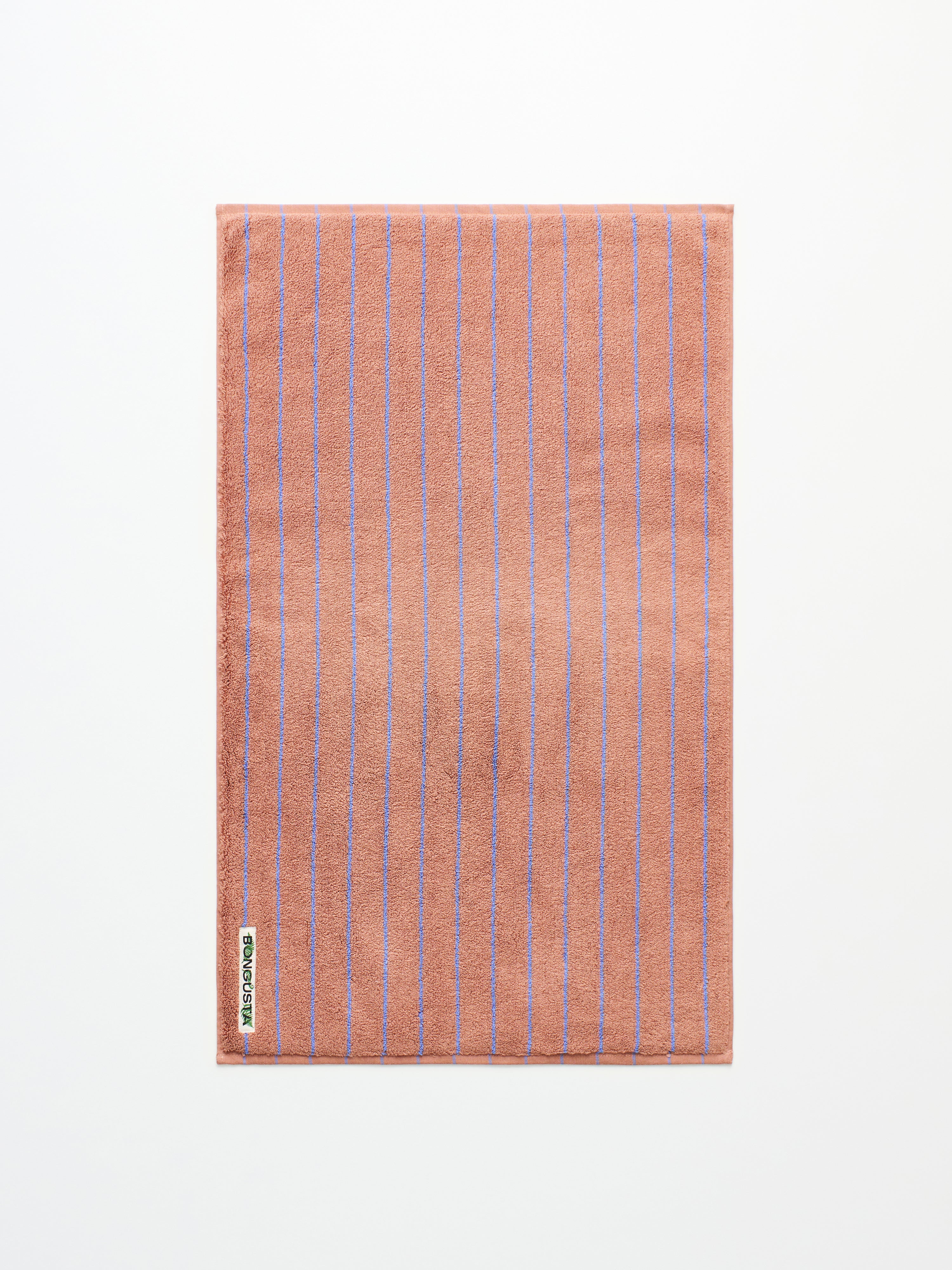 Naram Bath Mat, camel & ultramarine
