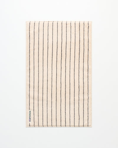 Naram Bath Mat, creme & ink