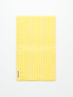 Naram Bath Mat, pristine & neon yellow