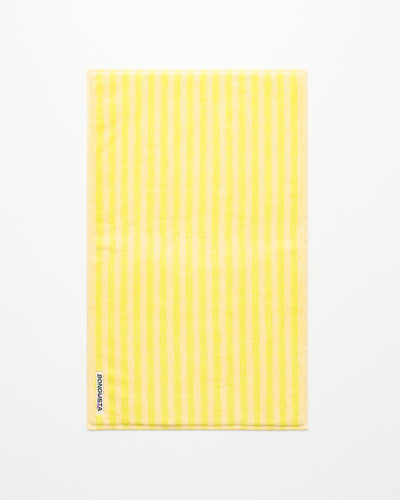 Naram Bath Mat, pristine & neon yellow