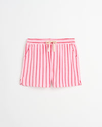 Naram Gym Shorts, baby pink & ski patrol