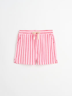 Naram Gym Shorts, baby pink & ski patrol