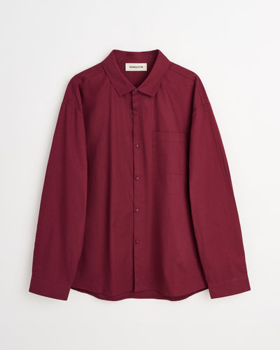 Sahej Long Sleeve Shirt, wine