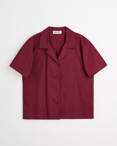 Sahej Short Sleeve Shirt, wine