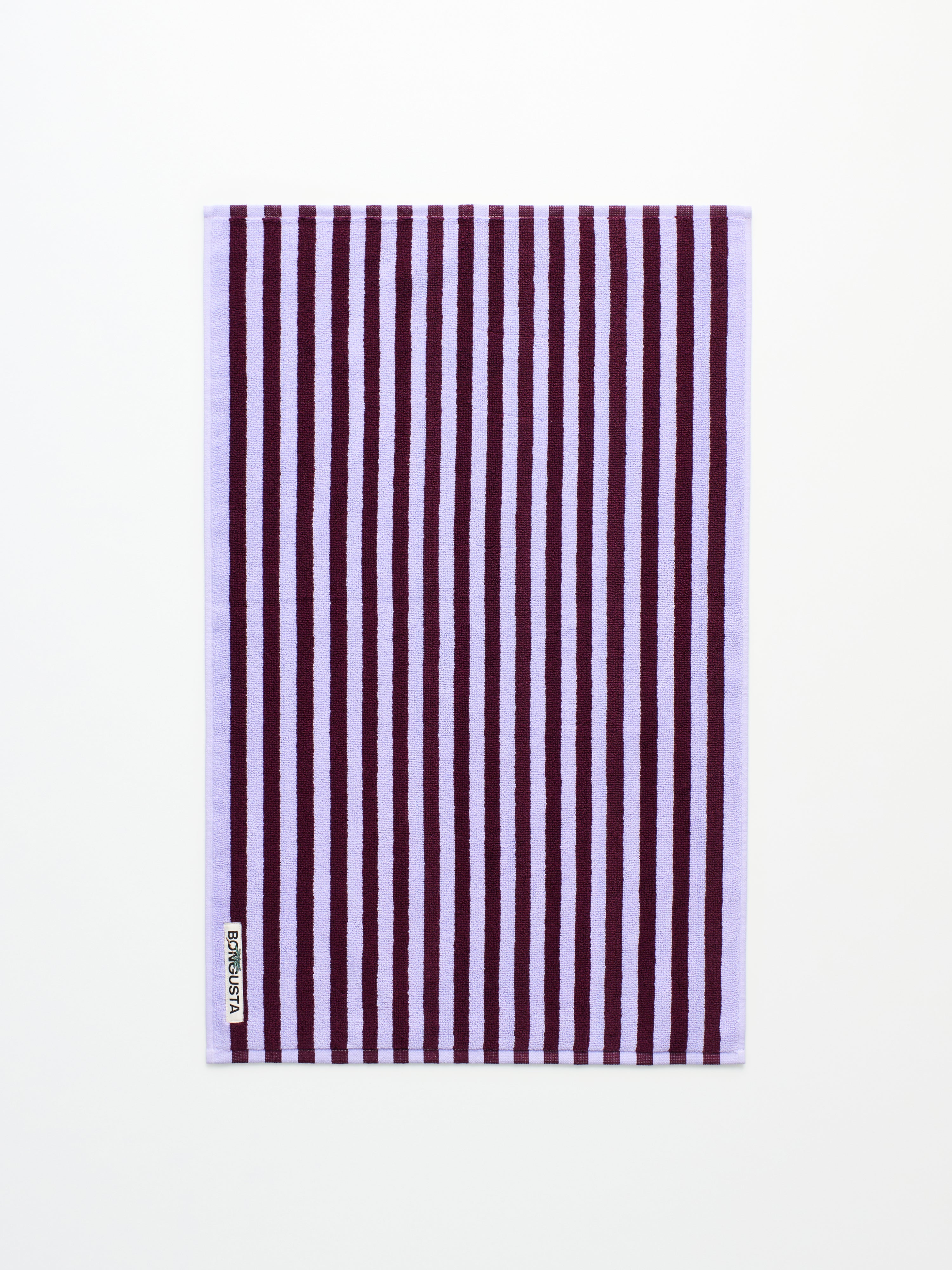 Naram Bath Mat, wine & lavender blue
