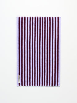 Naram Bath Mat, wine & lavender blue