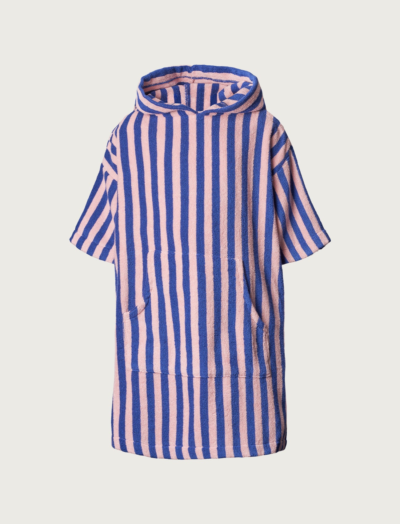 Naram Børne Poncho, dazzling blue & rose