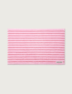 Naram Bath Mat, baby pink & ski patrol