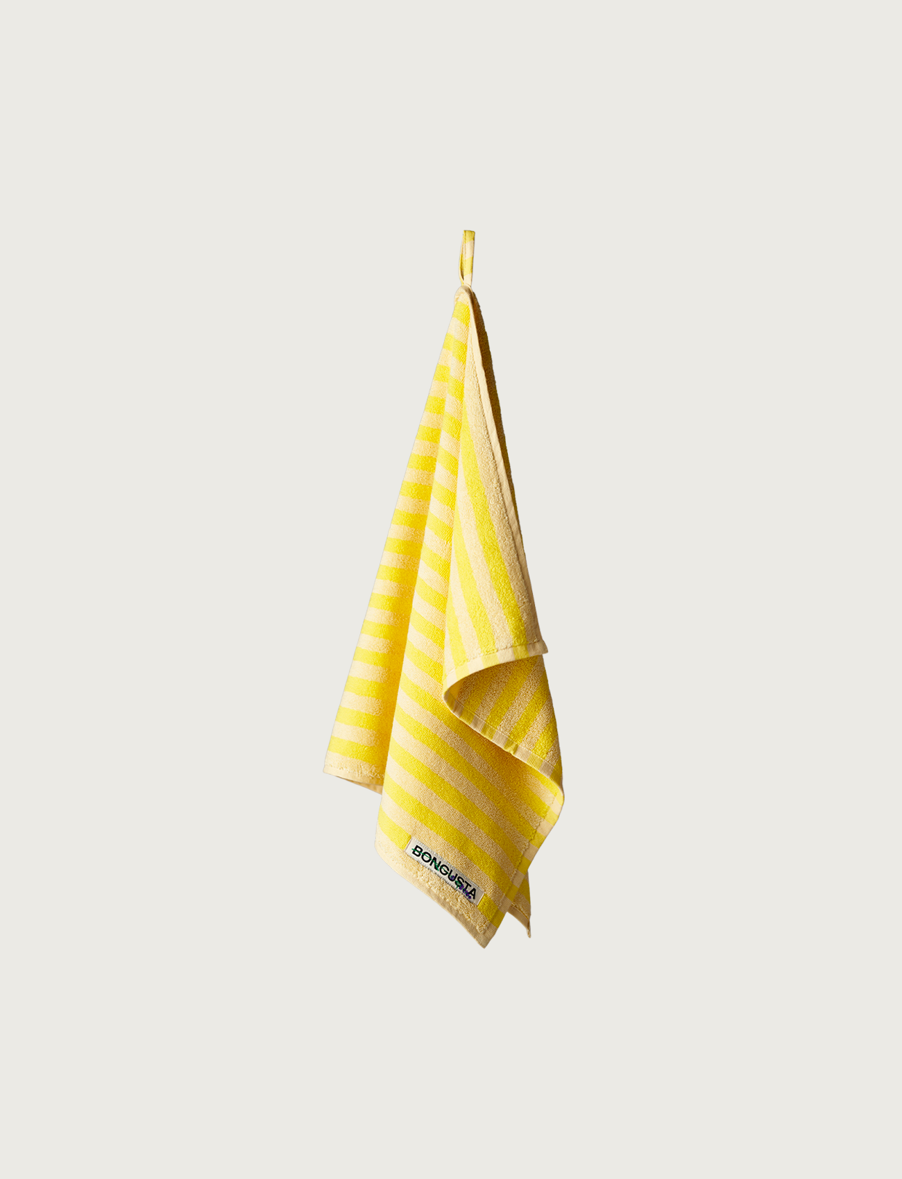 Naram Towels, pristine & neon yellow
