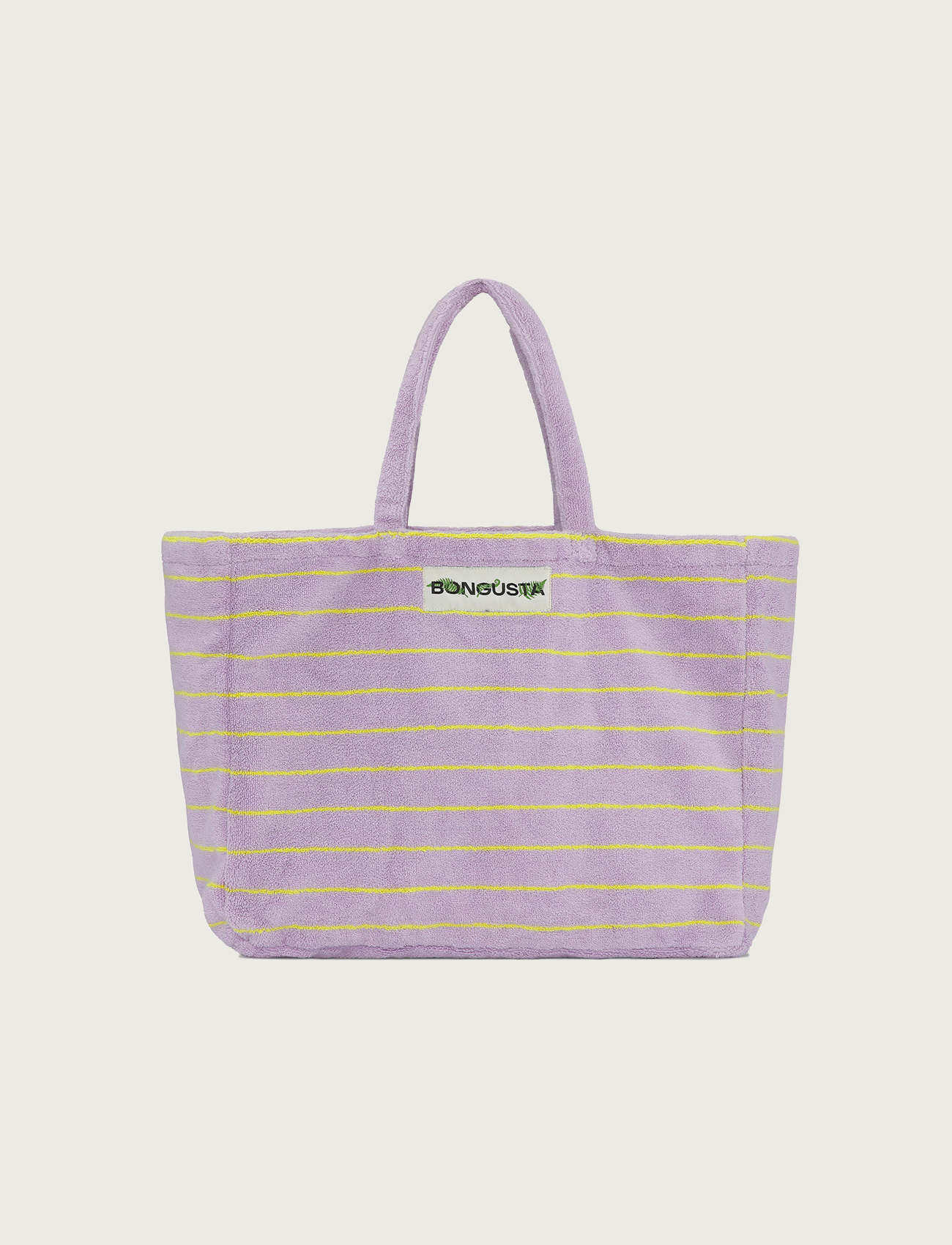 Naram Weekend Bag, lilac & neon yellow