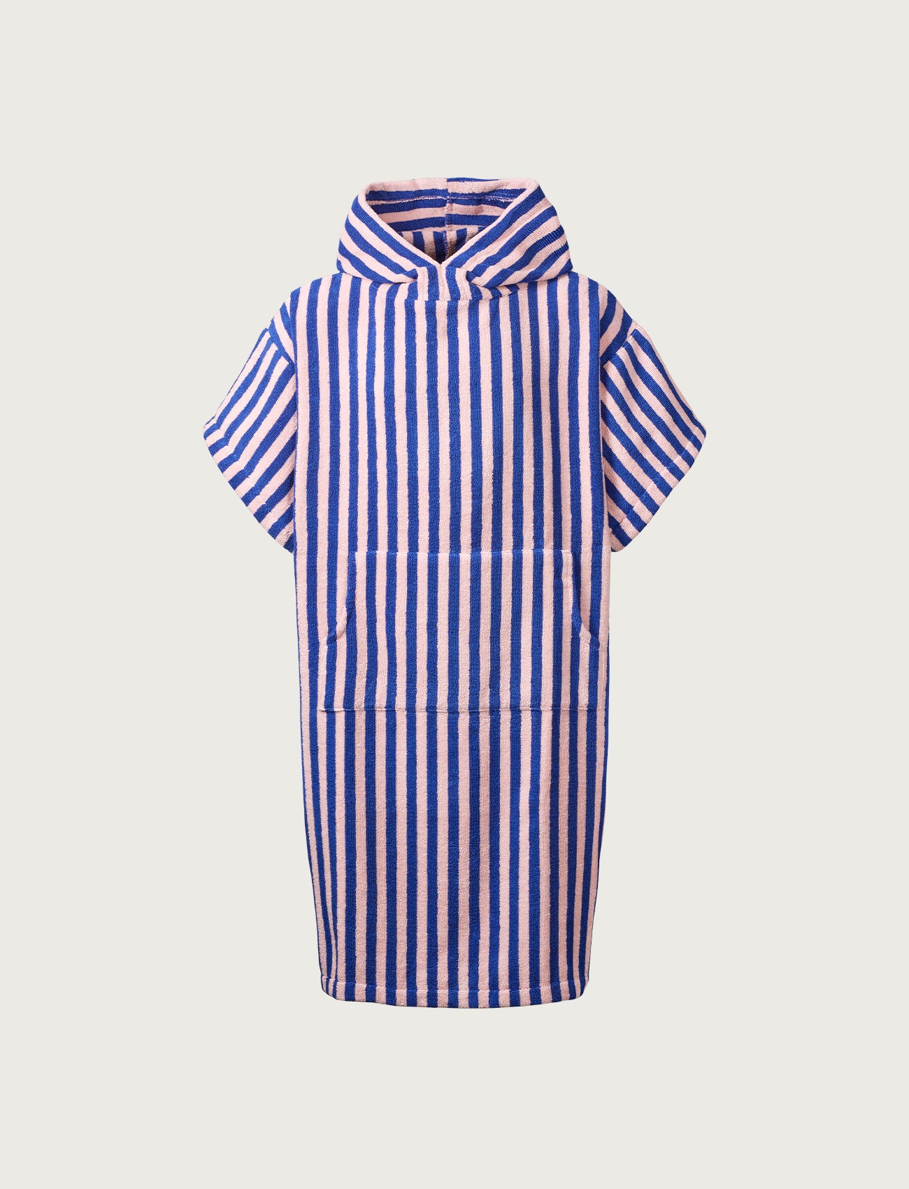 Naram Poncho, dazzling blue & rose