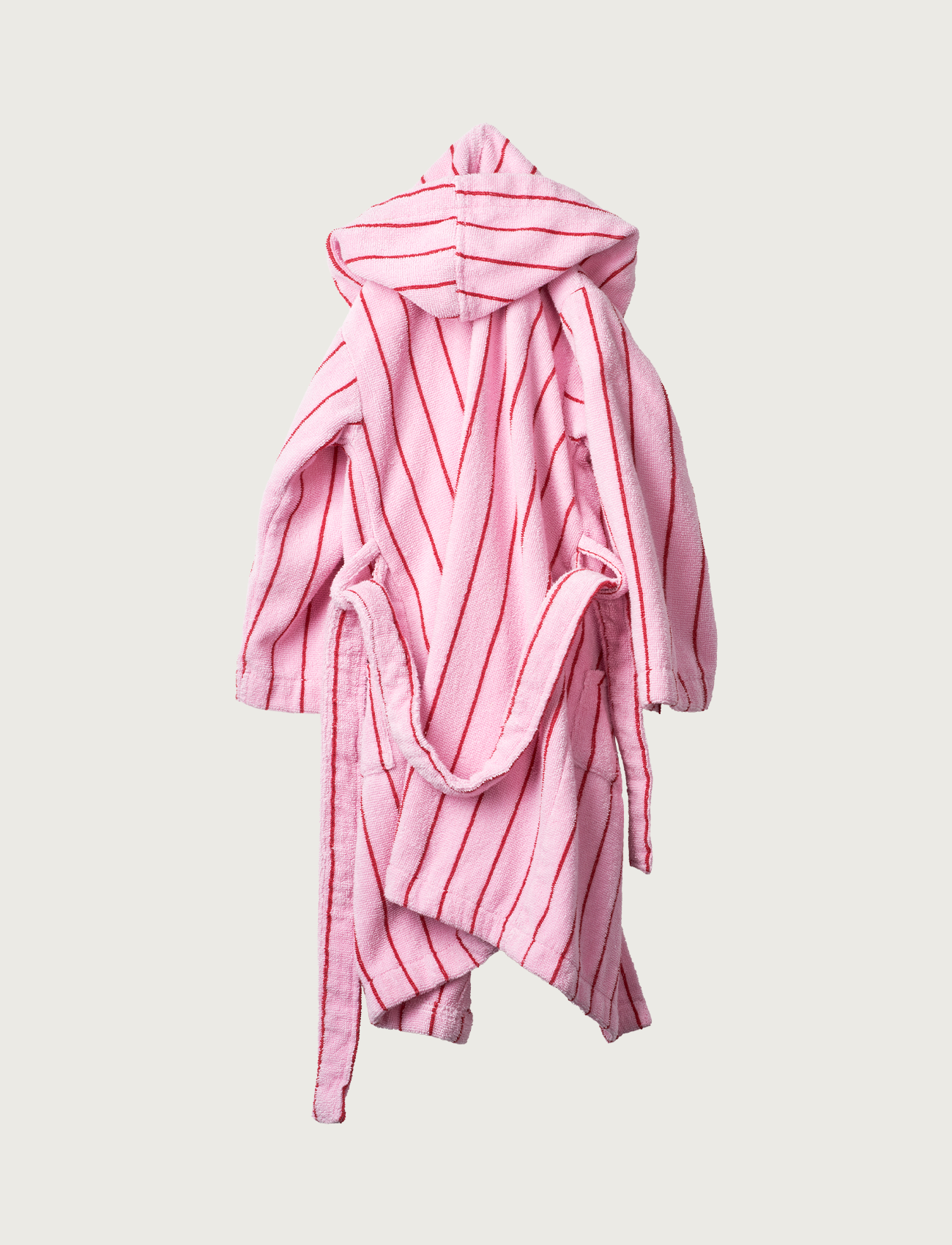 Naram Kids Bathrobe, baby pink & ski patrol