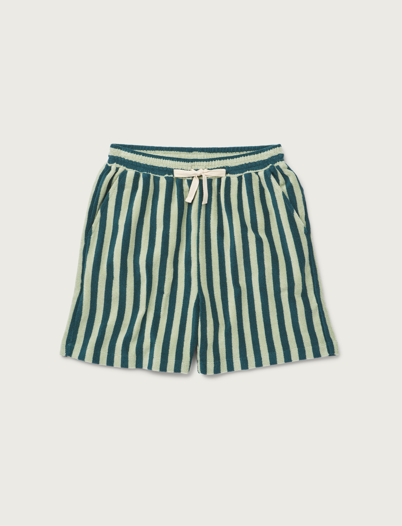 Naram Shorts, sea foam & deep teal