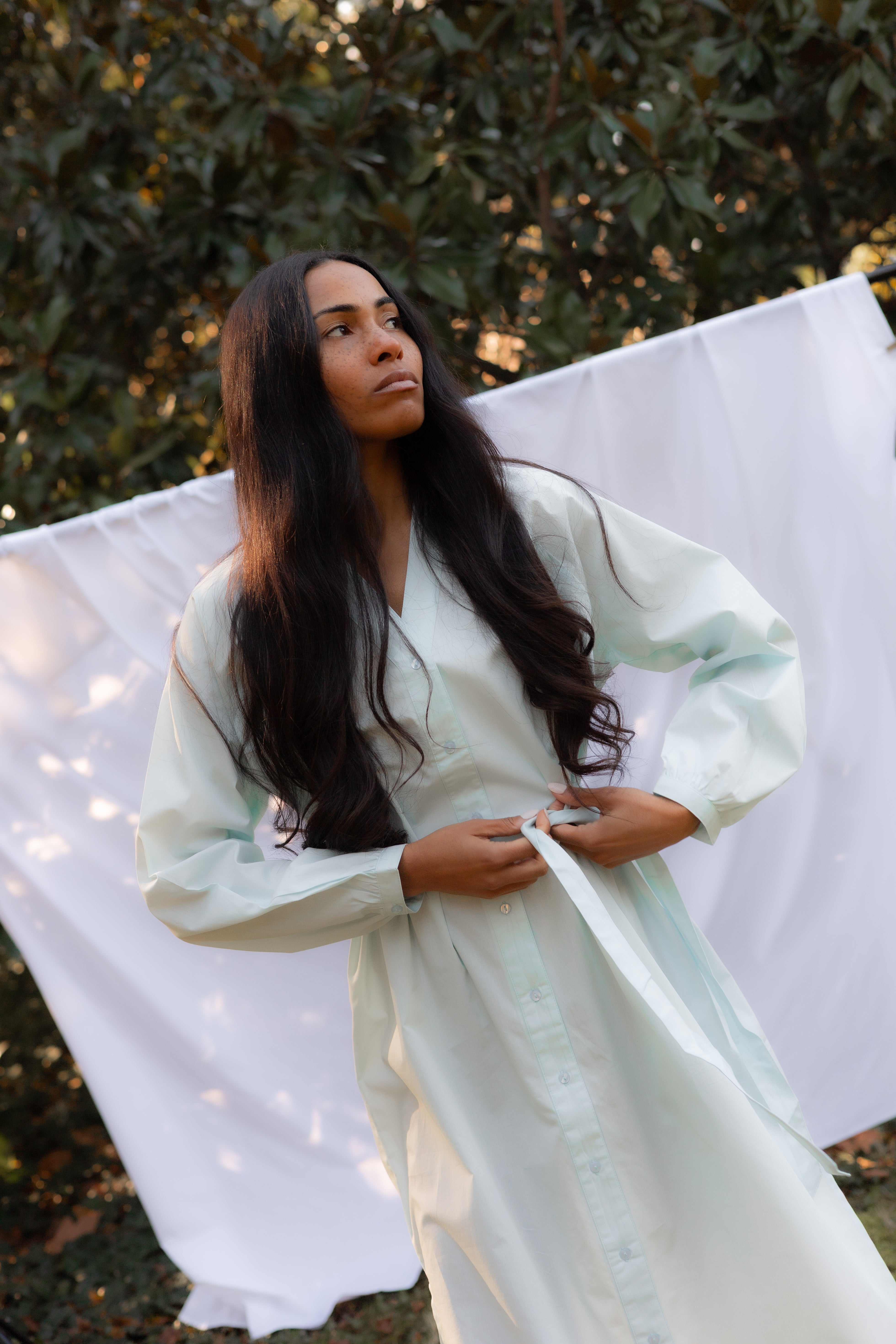 Sahej Dress, ice blue