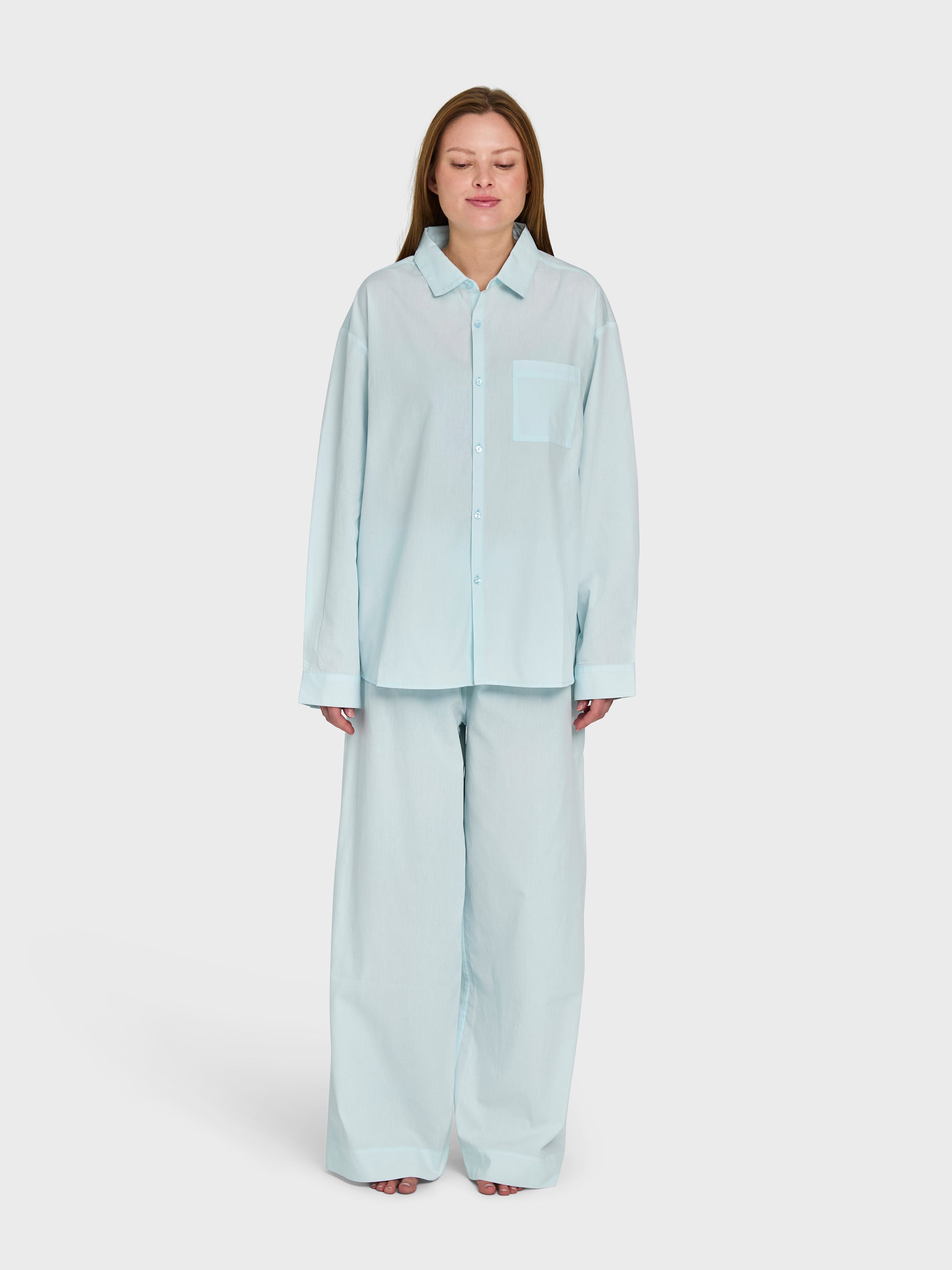 Sahej Long Sleeve Shirt, Ice blue