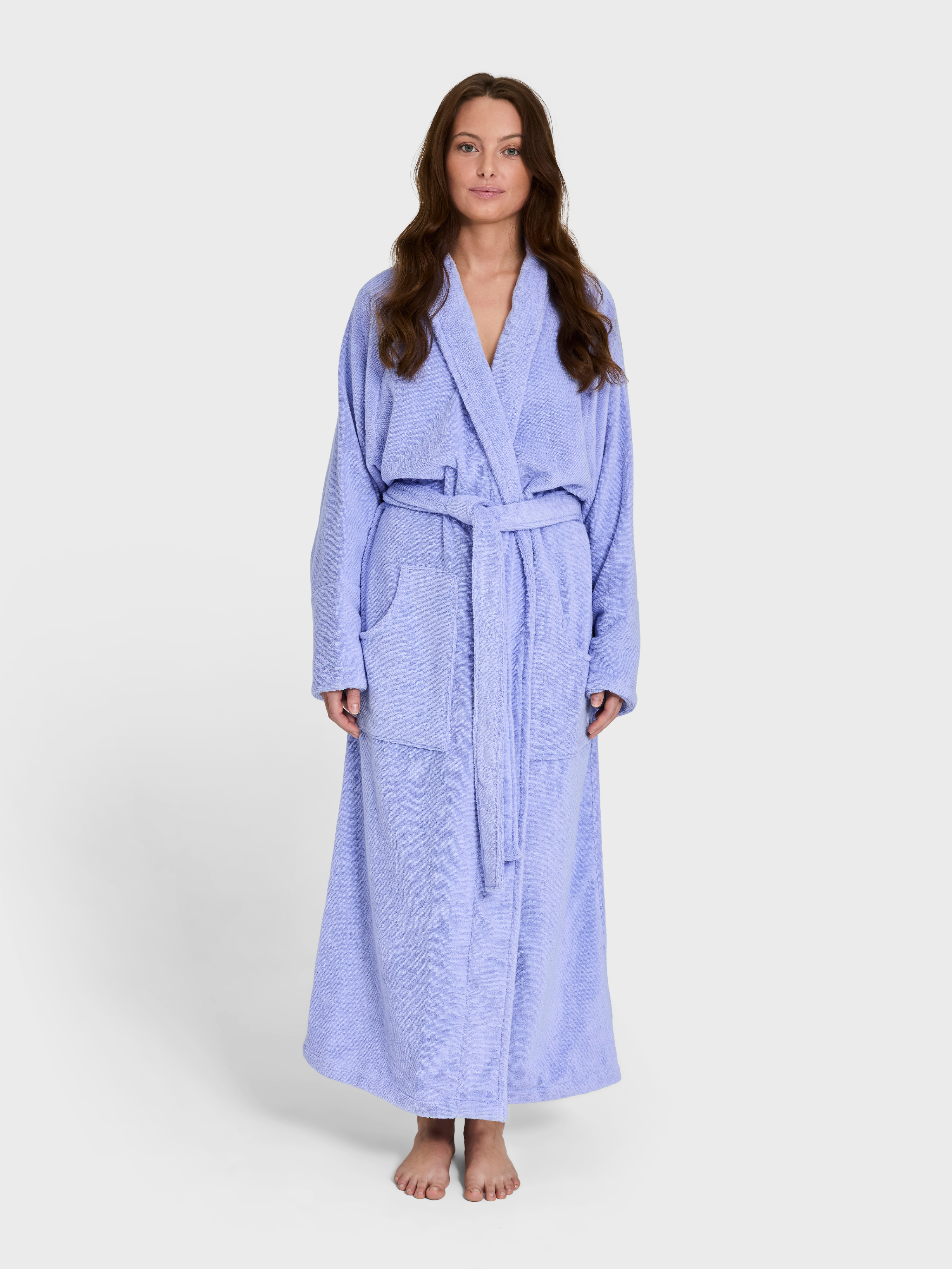 Naram Bathrobe, lavender blue