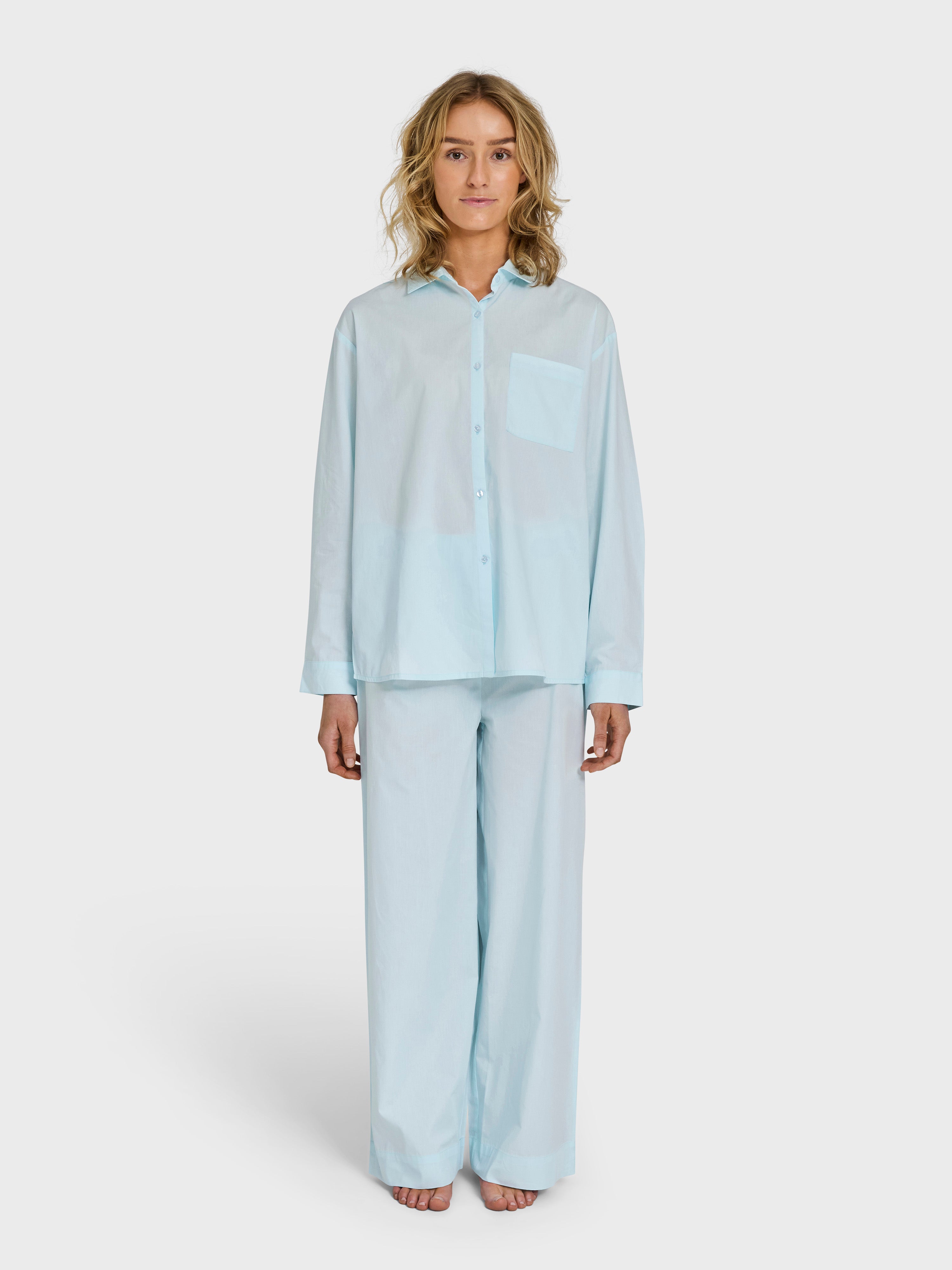 Sahej Long Sleeve Shirt, Ice blue