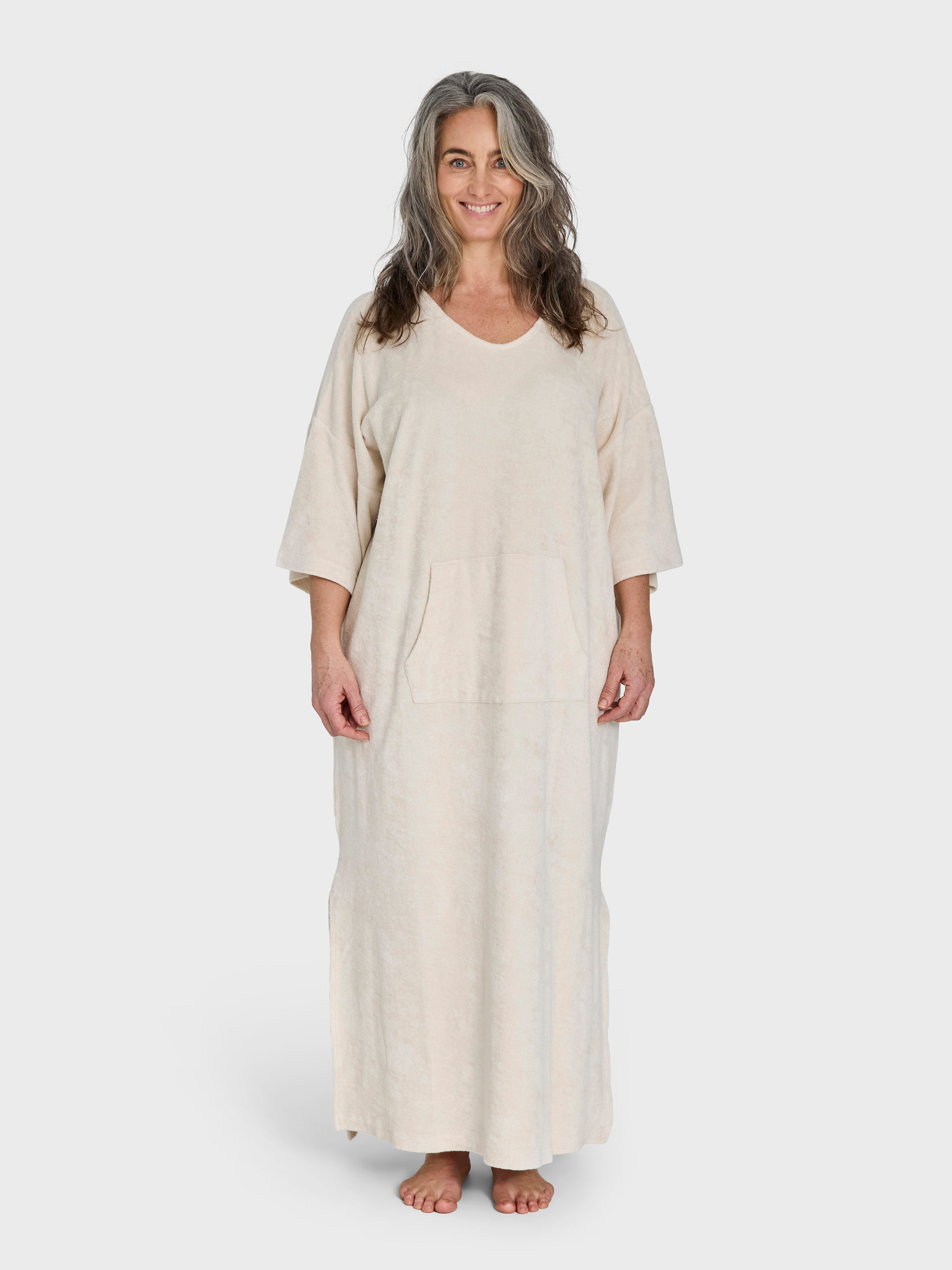 Naram Kaftan Dress, moonbeam