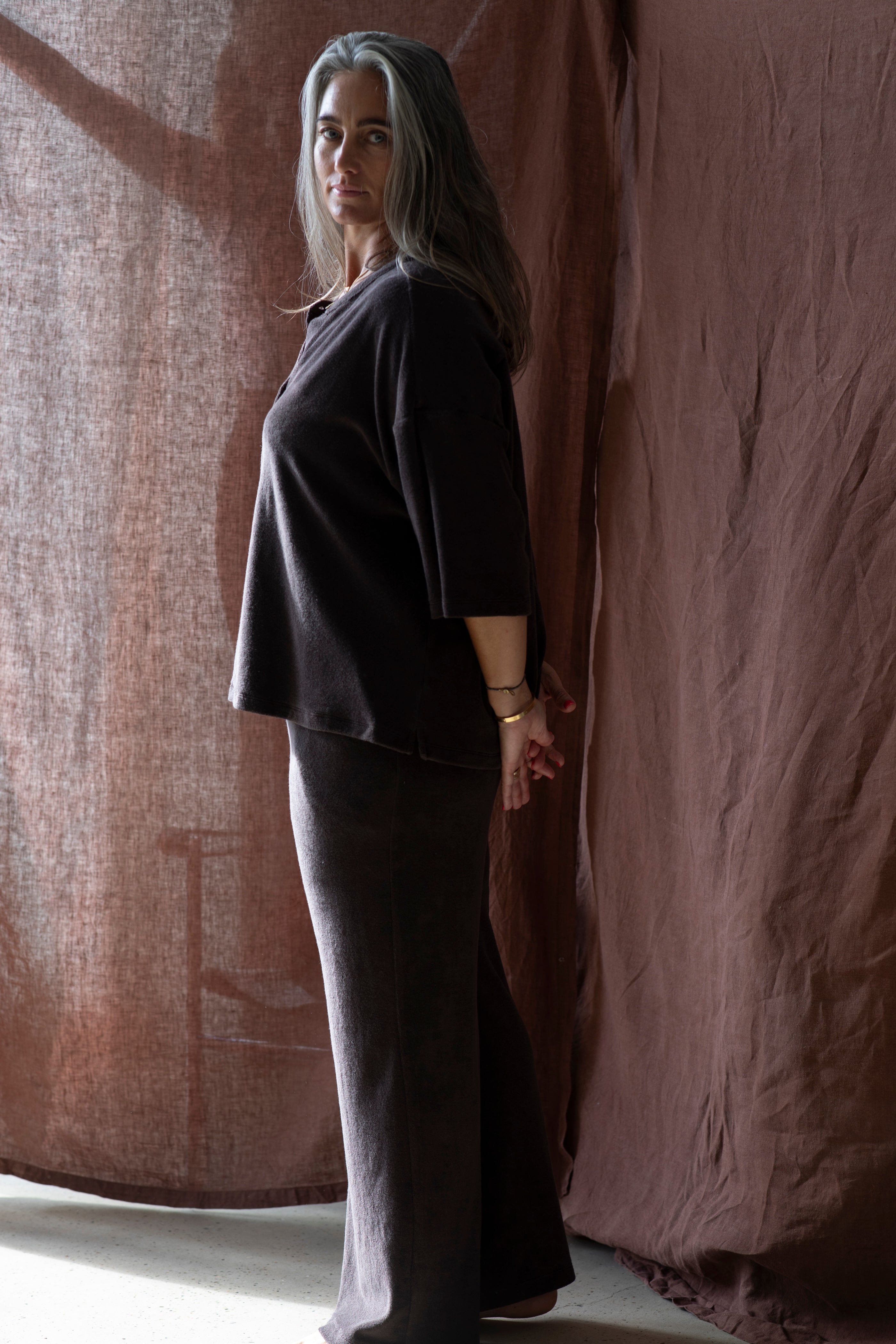 Naram Oversize Skjorte, coffee