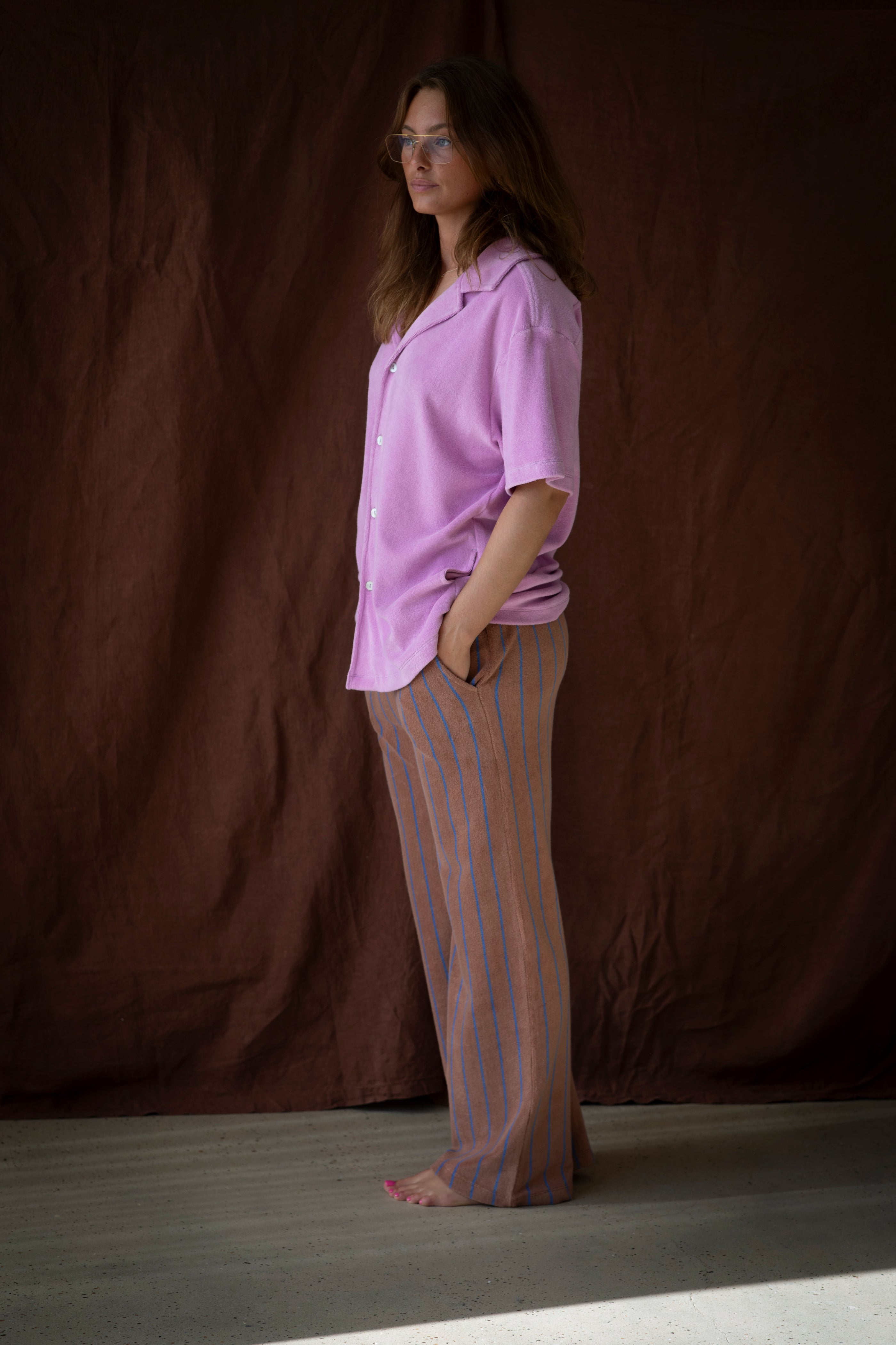 Naram Shirt, soft fuchsia