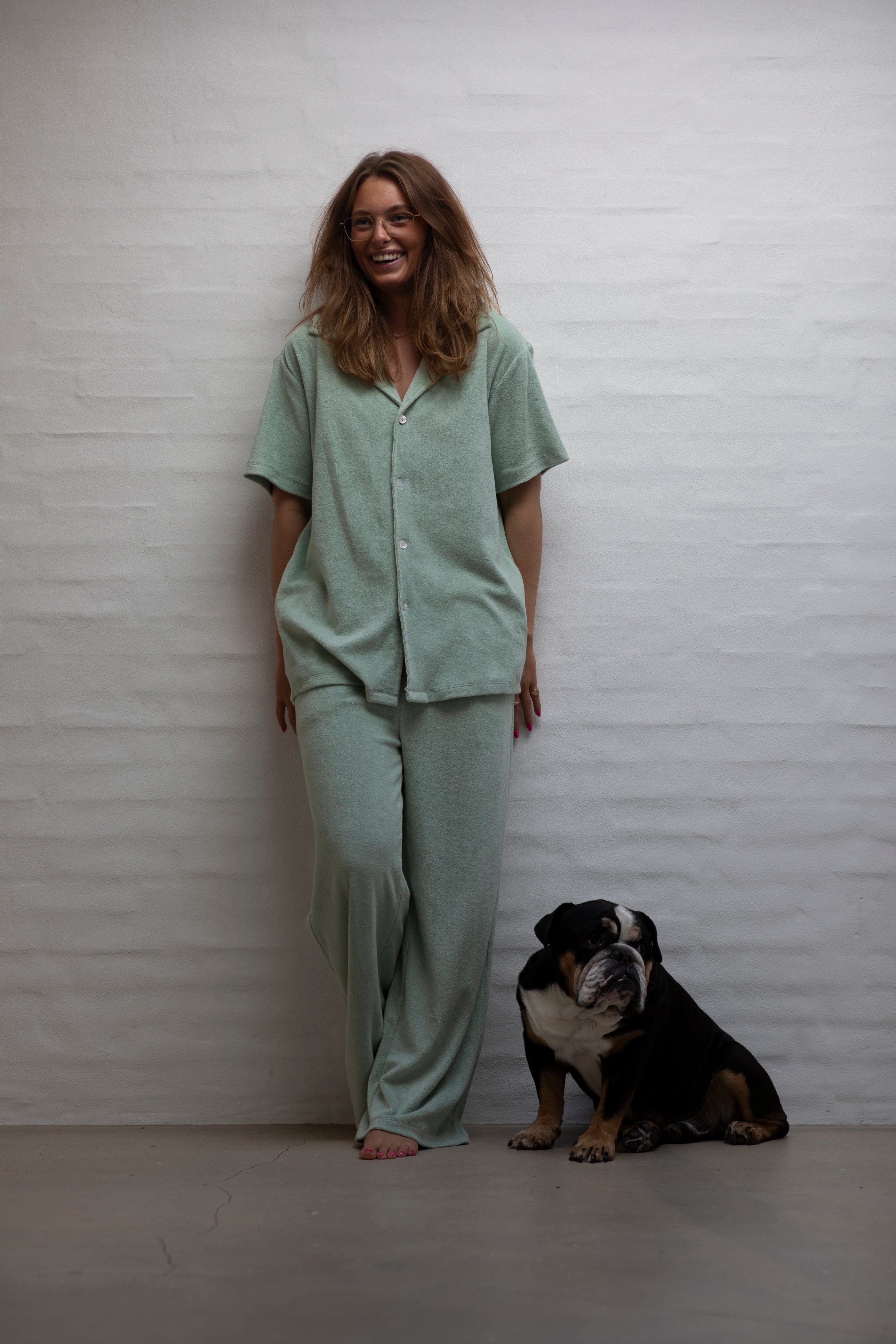 Naram Pants, silver sage