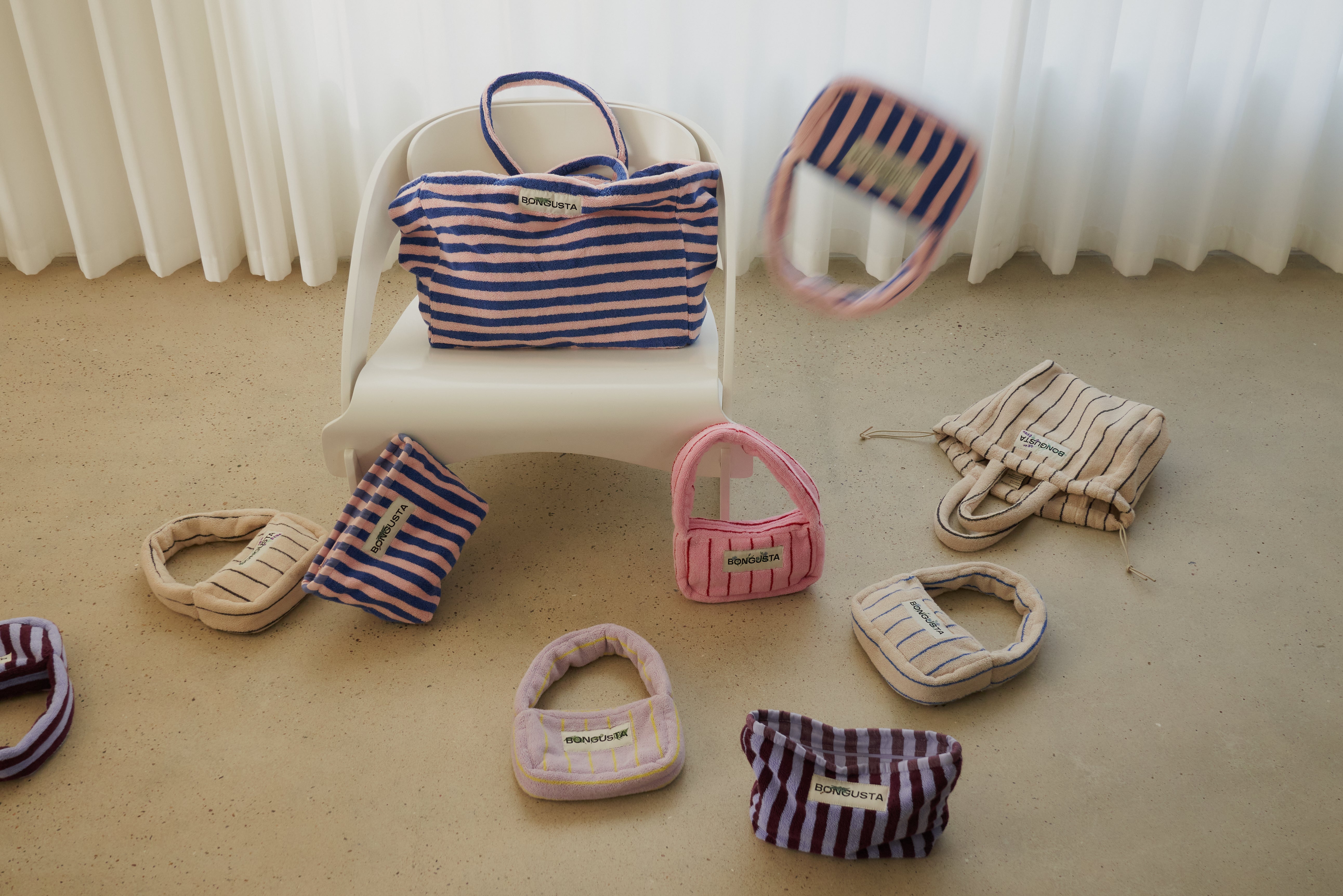 Naram Mini Bag, moonbeam & ultramarine