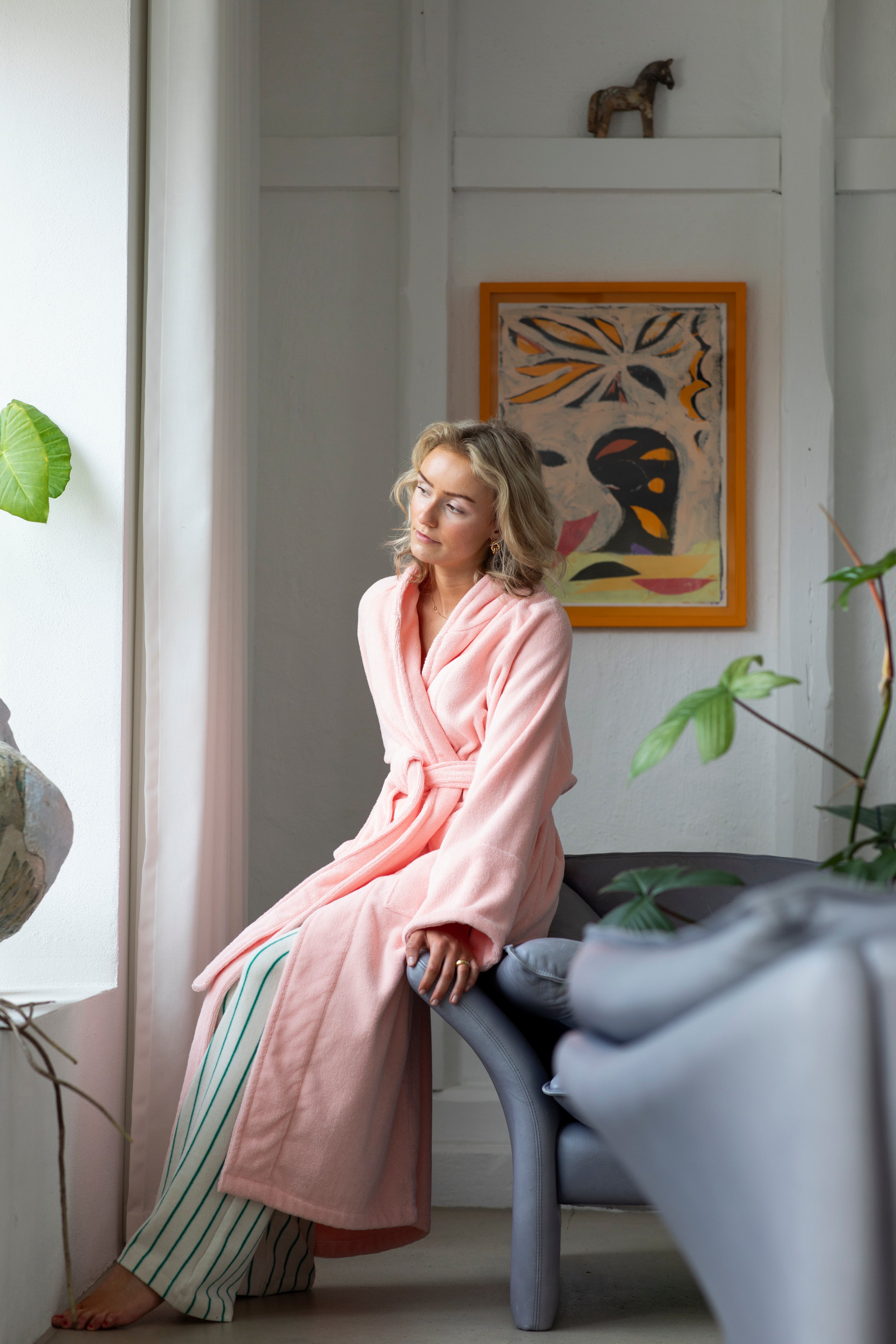 Naram Bathrobe, blush