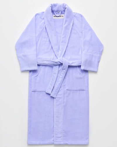 Naram Bathrobe, lavender blue