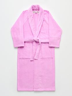 Naram Bathrobe, soft fuchsia