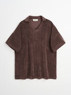 Naram Collar Tee, coffee