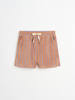 Naram Gym Shorts, camel & ultramarine