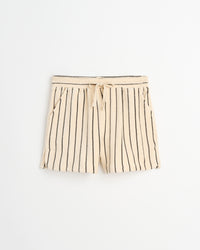 Naram Gym Shorts, creme & ink