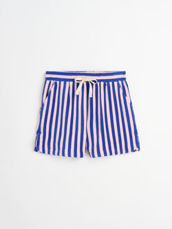 Naram Gym Shorts, dazzling blue & rose