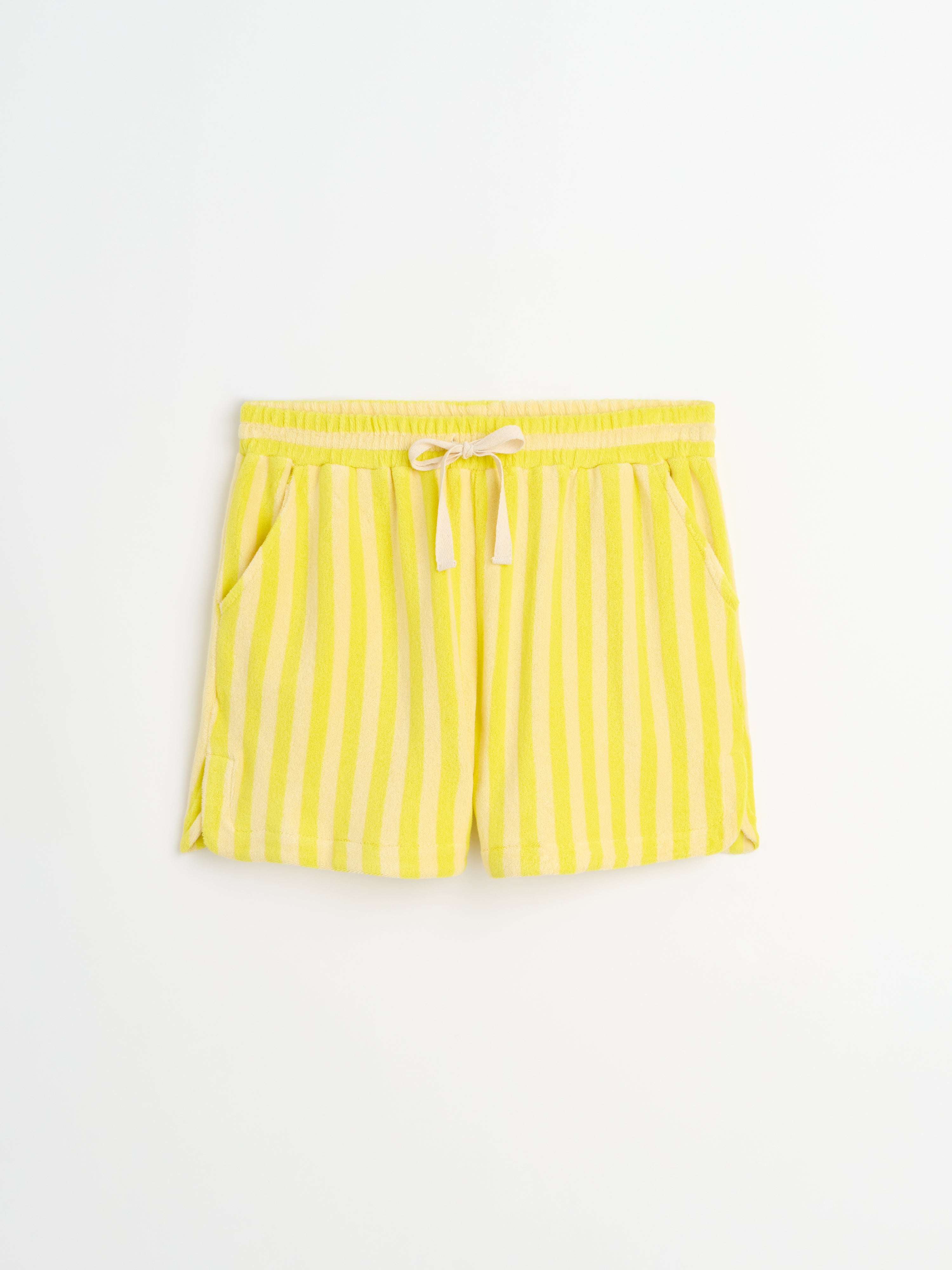 Naram Gym Shorts, pristine & neon yellow