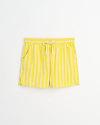 Naram Gym Shorts, pristine & neon yellow