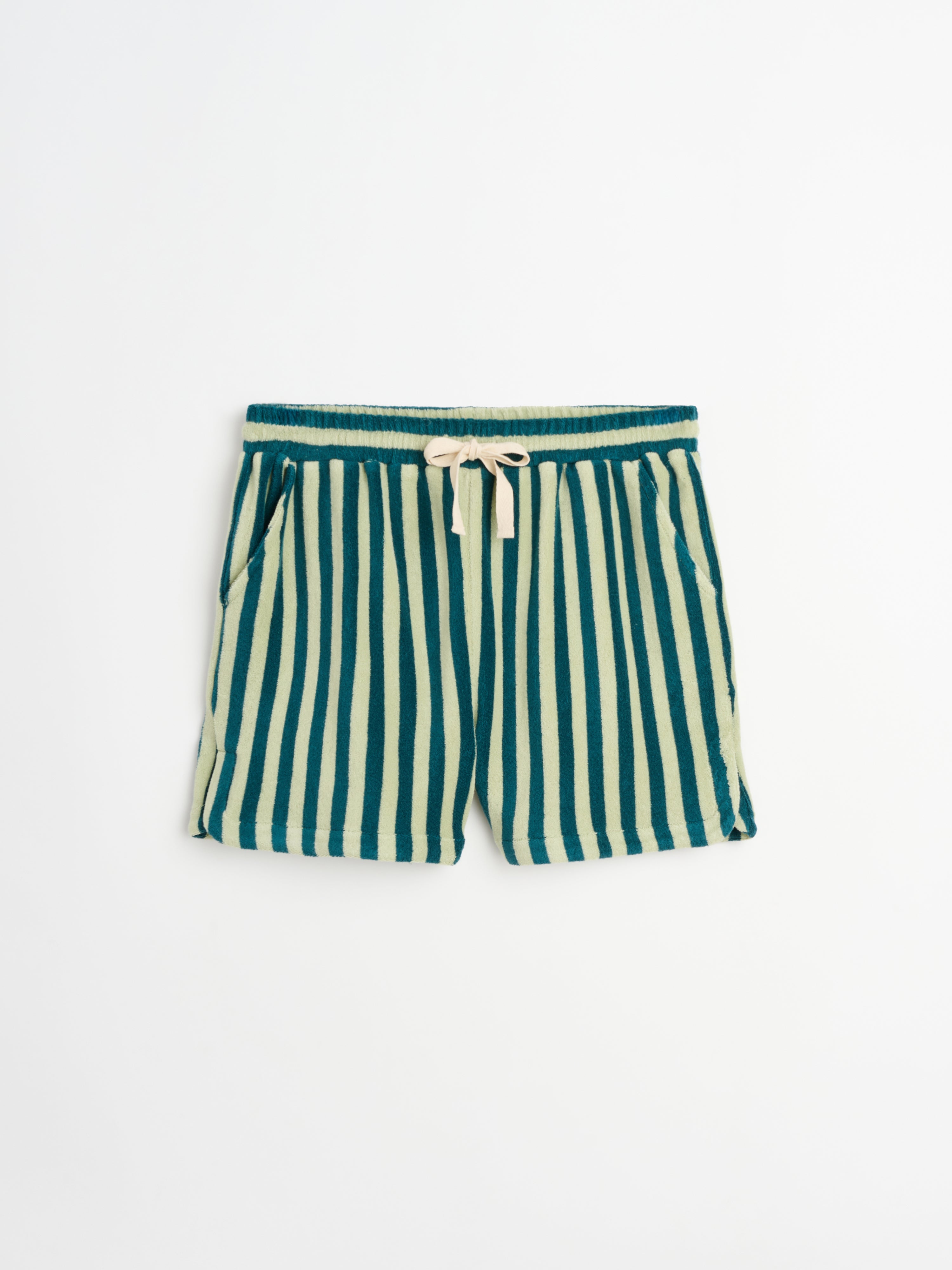 Naram Gym Shorts, sea foam & deep teal