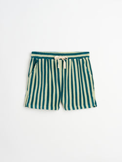Naram Gym Shorts, sea foam & deep teal