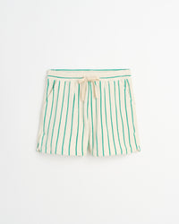 Naram Gym Shorts, pure white & grass